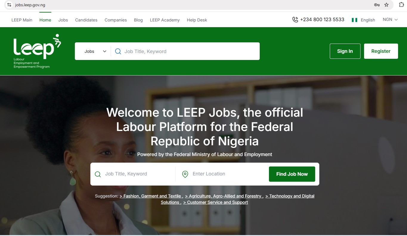 LEEP Jobs Home Page